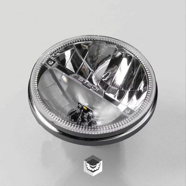 STEDI 7Inch Homage LED Headlight - Chrome (5700K)